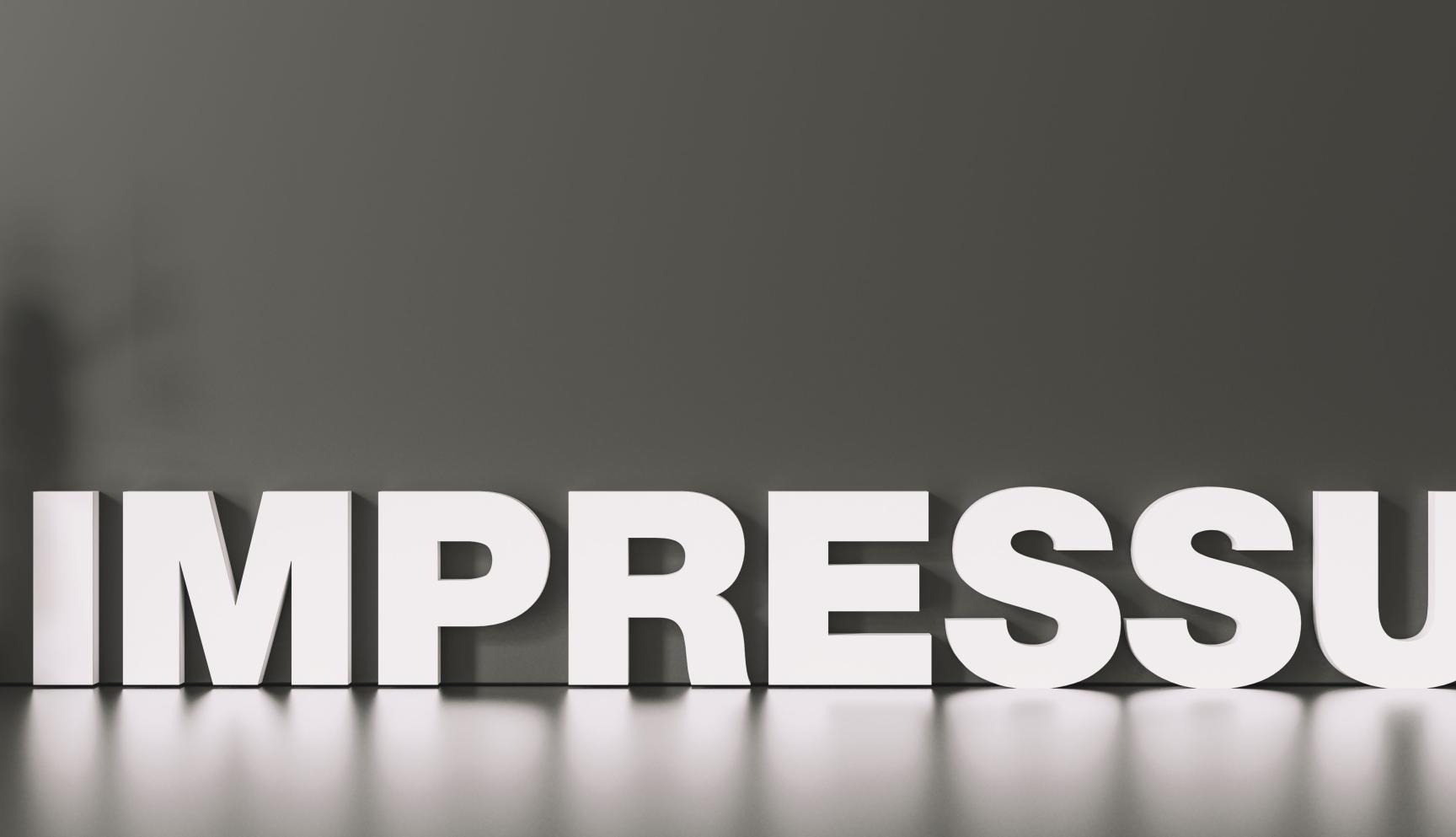 Impressum Impressum
